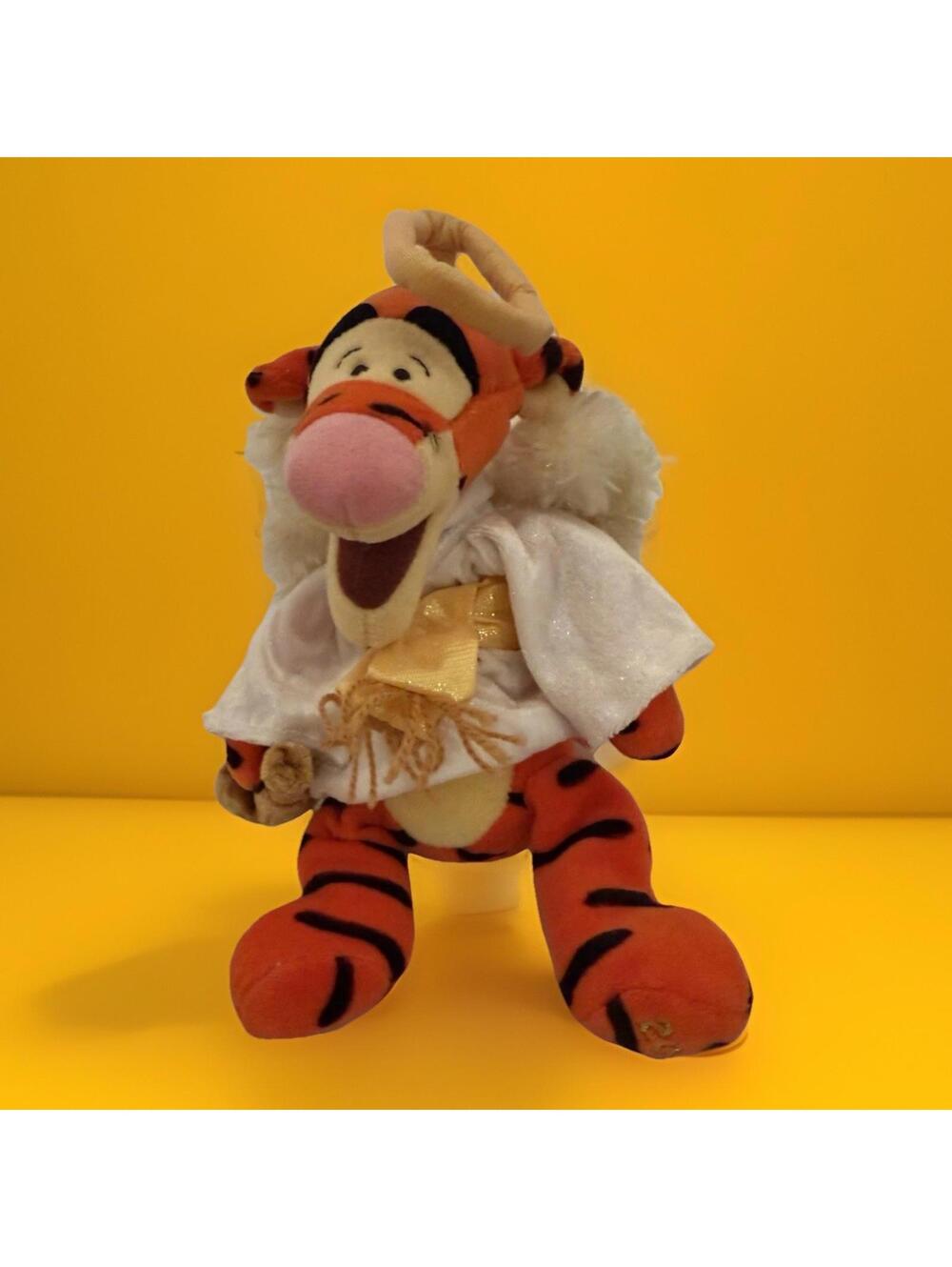 Tigger Disney Winnie the Pooh ANGEL 8" Disney Store Plush Doll 2000